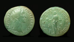 Antoninus Pius, Sestertius, Pietas Reverse, Astonishing!